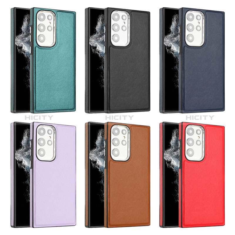 Funda Lujo Cuero Carcasa YB6 para Samsung Galaxy S23 Ultra 5G