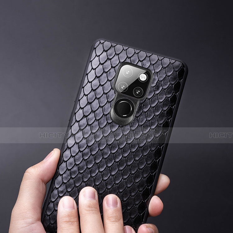 Funda Lujo Cuero Carcasa Z01 para Huawei Mate 20 X 5G