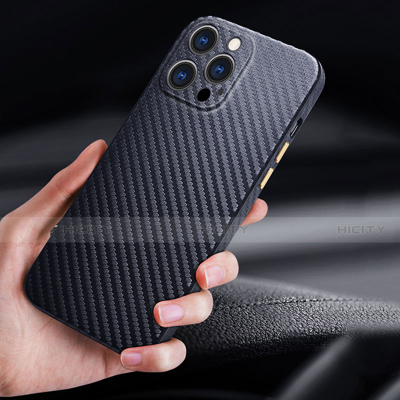 Funda Lujo Fibra de Carbon Carcasa Twill C01 para Apple iPhone 13 Pro