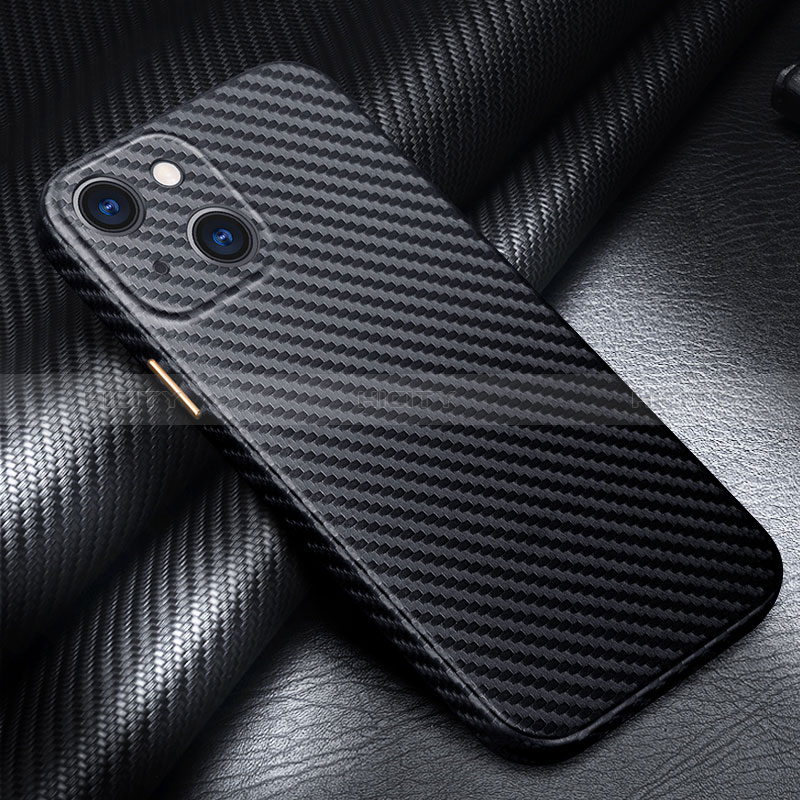 Funda Lujo Fibra de Carbon Carcasa Twill C01 para Apple iPhone 15