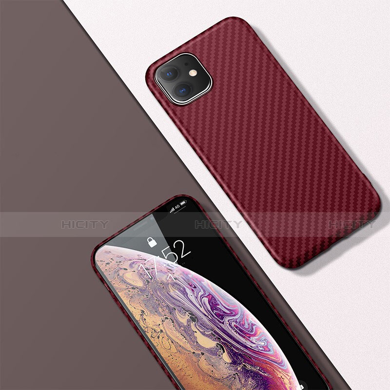 Funda Lujo Fibra de Carbon Carcasa Twill para Apple iPhone 11