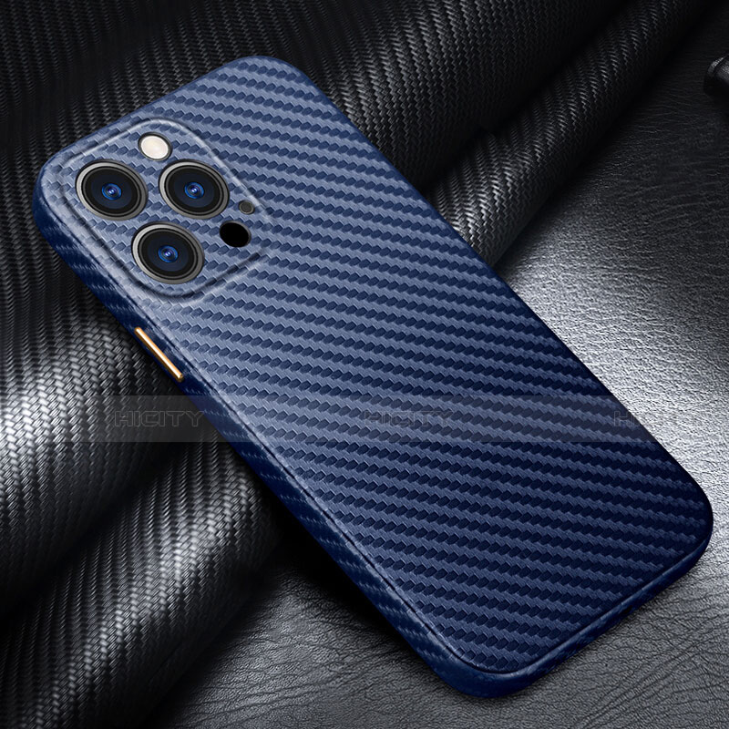 Funda Lujo Fibra de Carbon Carcasa Twill para Apple iPhone 13 Pro