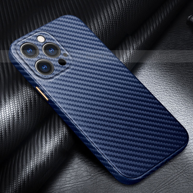 Funda Lujo Fibra de Carbon Carcasa Twill para Apple iPhone 15 Pro Max