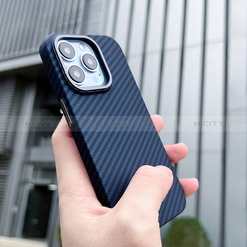 Funda Lujo Fibra de Carbon Carcasa Twill T01 para Apple iPhone 14 Pro Max
