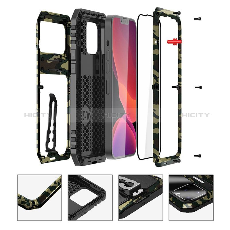 Funda Lujo Marco de Aluminio Carcasa 360 Grados LK1 para Apple iPhone 14 Plus