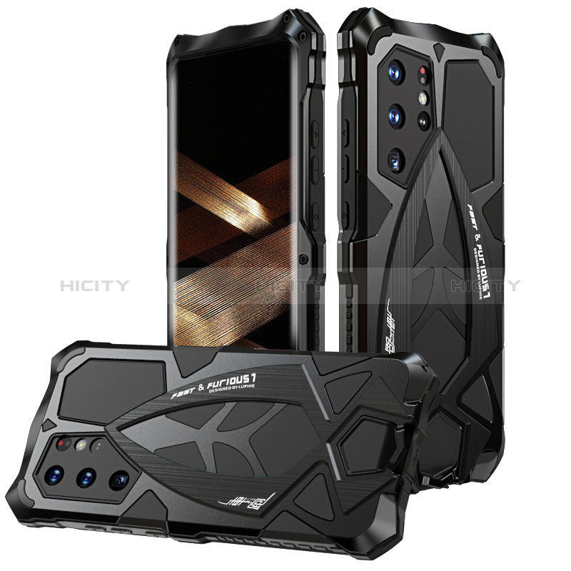 Funda Lujo Marco de Aluminio Carcasa 360 Grados M01 para Samsung Galaxy S24 Ultra 5G