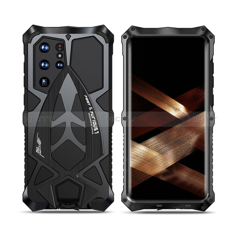 Funda Lujo Marco de Aluminio Carcasa 360 Grados M05 para Samsung