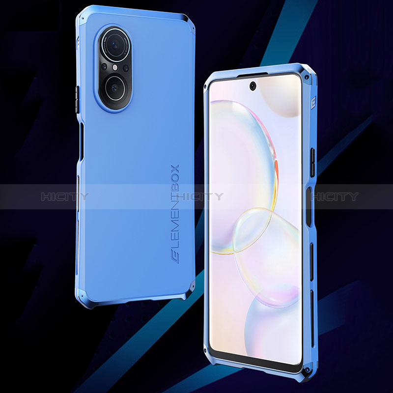 Funda Lujo Marco de Aluminio Carcasa 360 Grados para Huawei Nova 9 SE