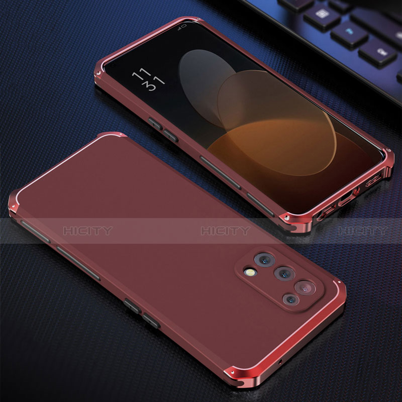 Funda Lujo Marco de Aluminio Carcasa 360 Grados para Oppo Find X3 Lite 5G