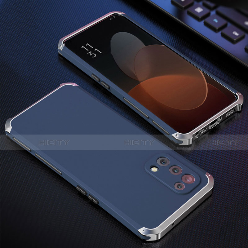 Funda Lujo Marco de Aluminio Carcasa 360 Grados para Oppo Find X3 Lite 5G