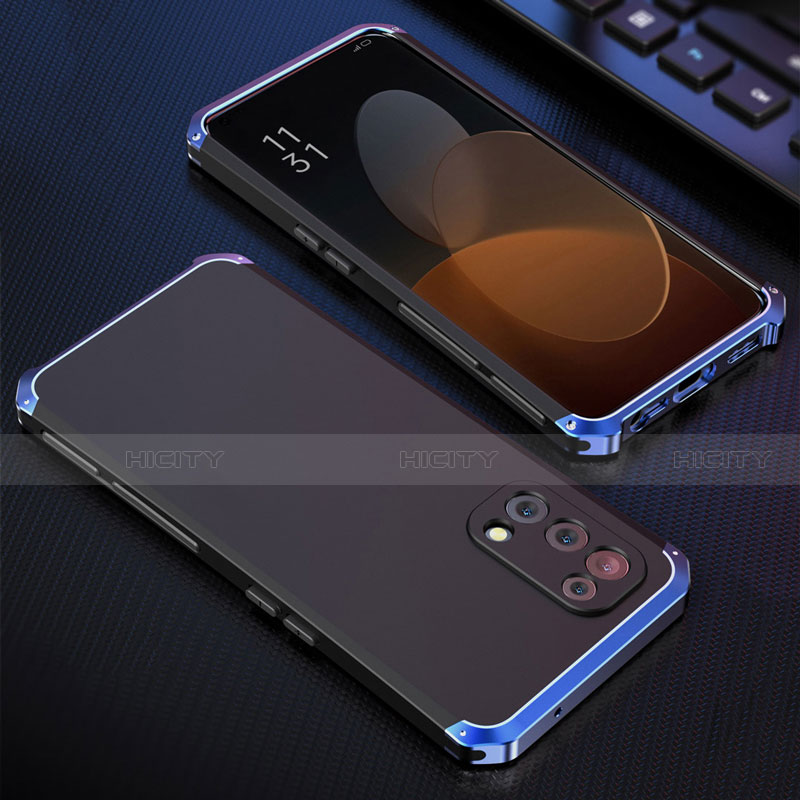 Funda Lujo Marco de Aluminio Carcasa 360 Grados para Oppo Find X3 Lite 5G