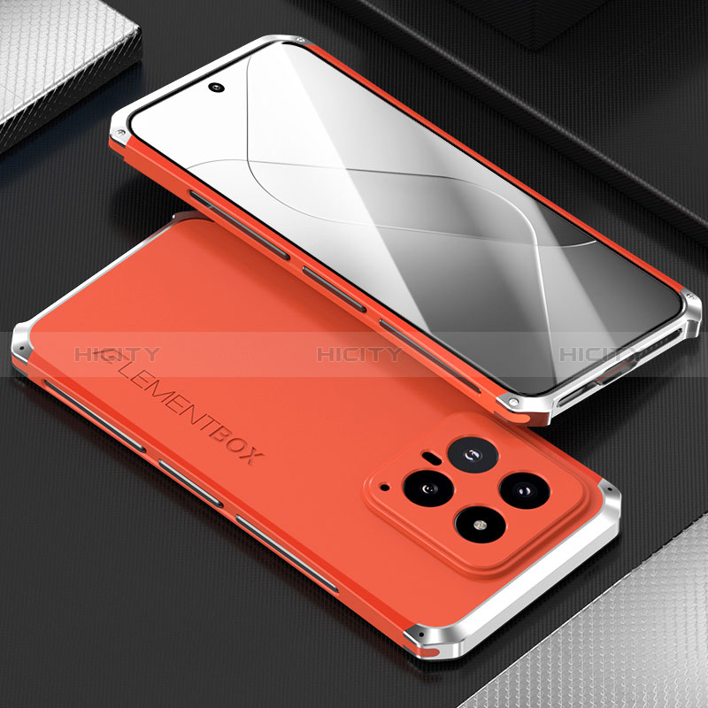 Funda Lujo Marco de Aluminio Carcasa 360 Grados para Xiaomi Mi 14 5G