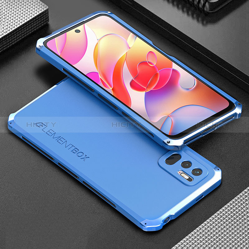 Funda Lujo Marco de Aluminio Carcasa 360 Grados para Xiaomi Redmi Note 10 JE 5G