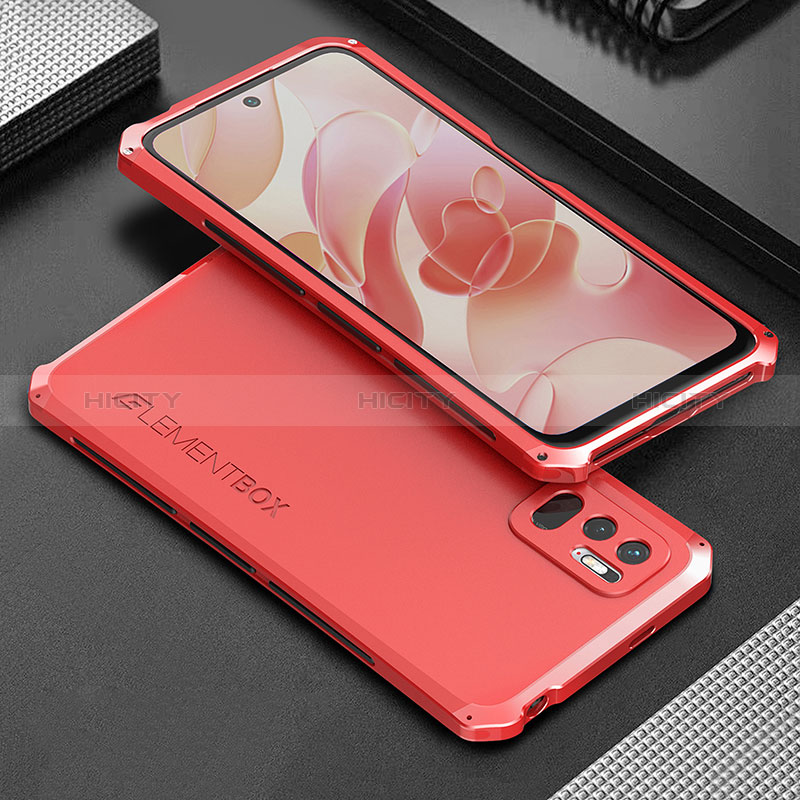 Funda Lujo Marco de Aluminio Carcasa 360 Grados para Xiaomi Redmi Note 10 JE 5G