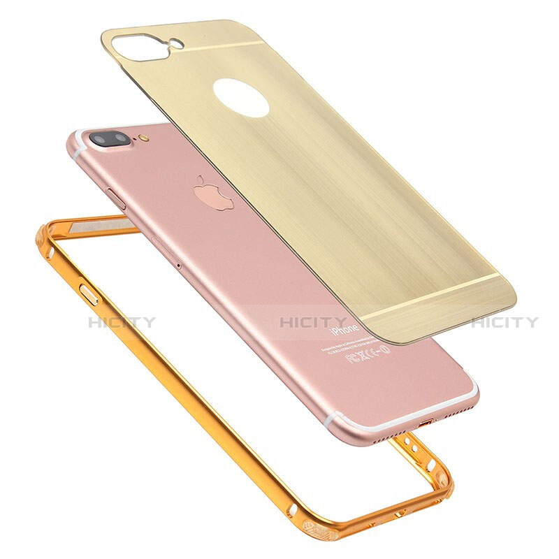 Funda Lujo Marco de Aluminio Carcasa M01 para Apple iPhone 7 Plus