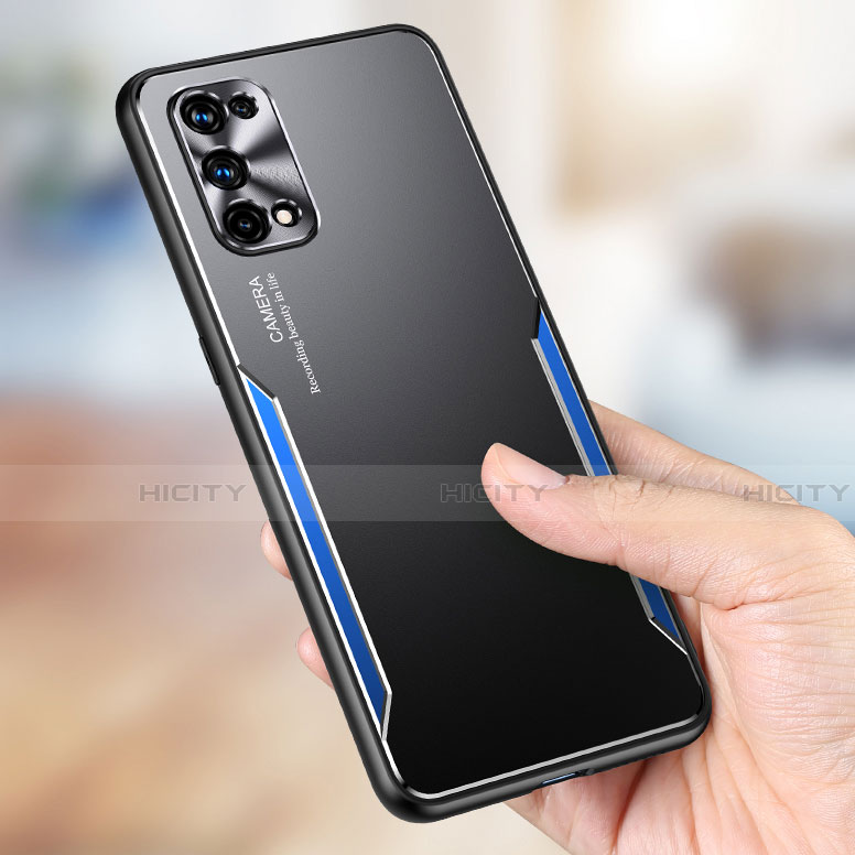 Funda Lujo Marco de Aluminio Carcasa M01 para Realme X7 5G