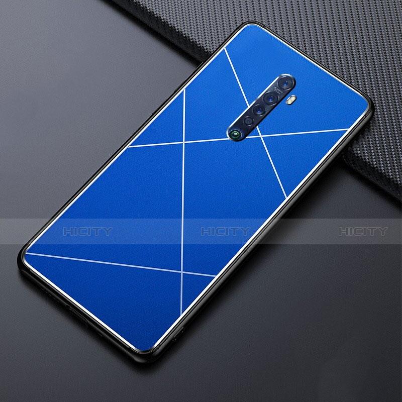 Funda Lujo Marco de Aluminio Carcasa M02 para Oppo Reno2