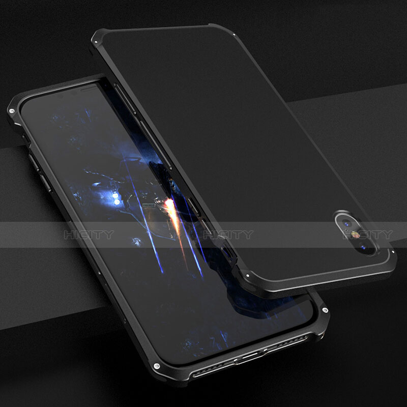 Funda Lujo Marco de Aluminio Carcasa para Apple iPhone Xs