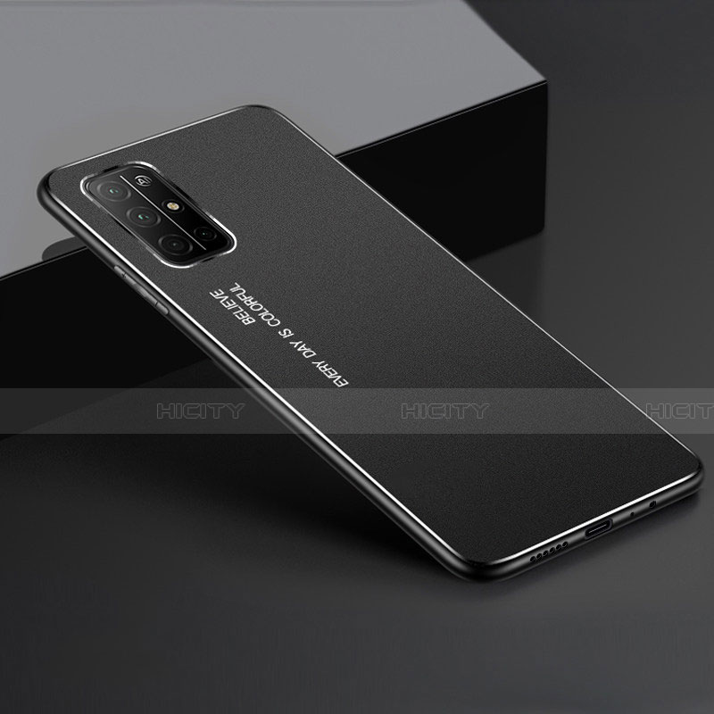 Funda Lujo Marco de Aluminio Carcasa para Huawei Honor 30S Negro