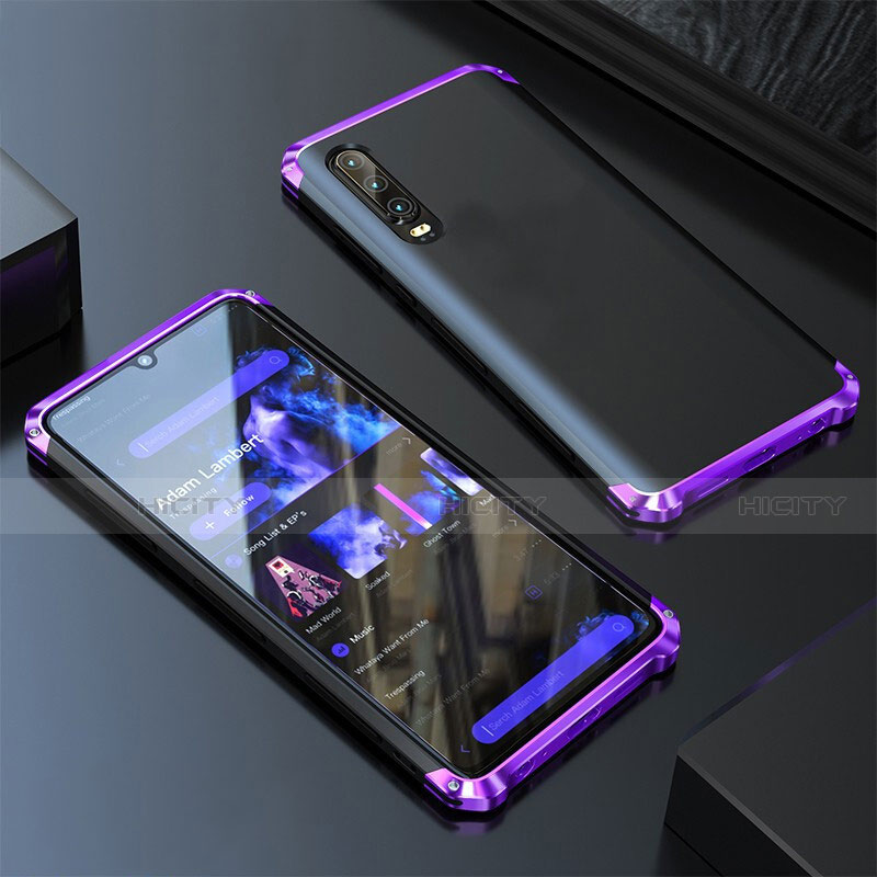 Funda Lujo Marco de Aluminio Carcasa para Huawei P20 Pro