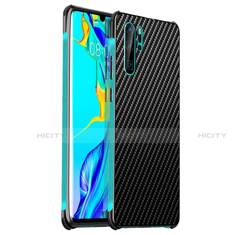 Funda Lujo Marco de Aluminio Carcasa S01 para Huawei P30 Pro New Edition Cian