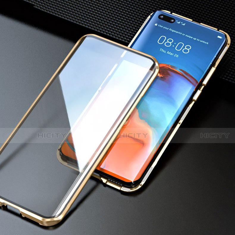 Funda Lujo Marco de Aluminio Carcasa T01 para Huawei P40 Pro