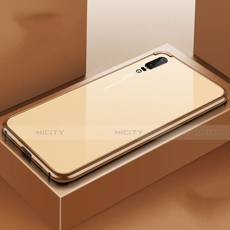 Funda Lujo Marco de Aluminio Carcasa T02 para Huawei P20