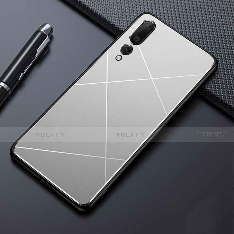 Funda Lujo Marco de Aluminio Carcasa T02 para Huawei P20 Pro