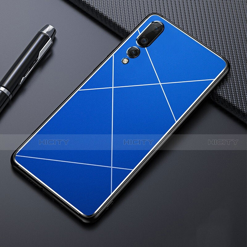 Funda Lujo Marco de Aluminio Carcasa T02 para Huawei P20 Pro