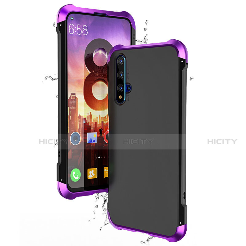 Funda Lujo Marco de Aluminio Carcasa T03 para Huawei Honor 20S