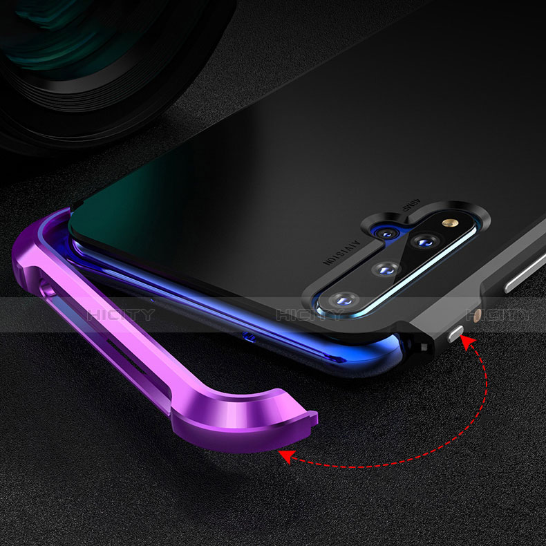 Funda Lujo Marco de Aluminio Carcasa T03 para Huawei Honor 20S