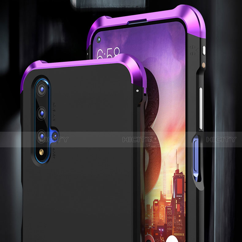 Funda Lujo Marco de Aluminio Carcasa T03 para Huawei Nova 5T