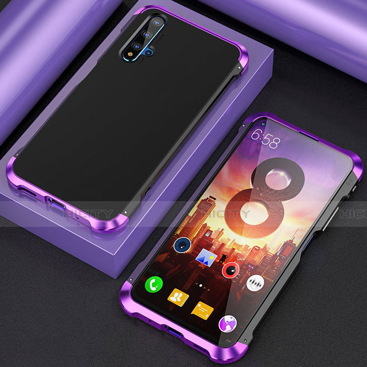 Funda Lujo Marco de Aluminio Carcasa T03 para Huawei Nova 5T