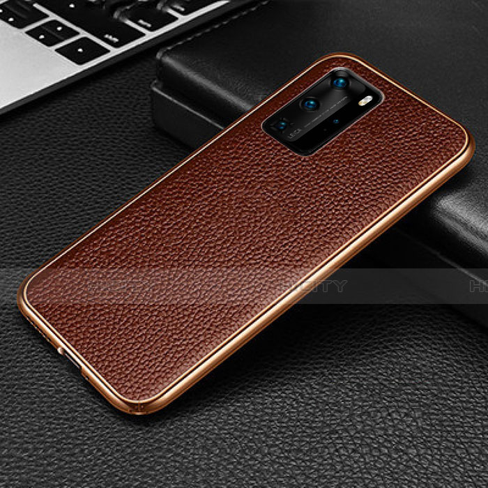 Funda Lujo Marco de Aluminio Carcasa T04 para Huawei P40 Pro