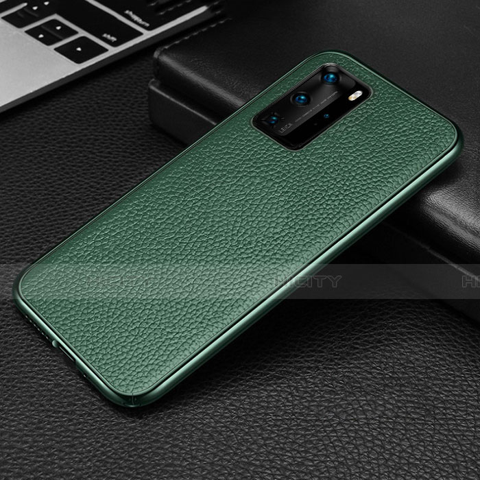 Funda Lujo Marco de Aluminio Carcasa T04 para Huawei P40 Pro