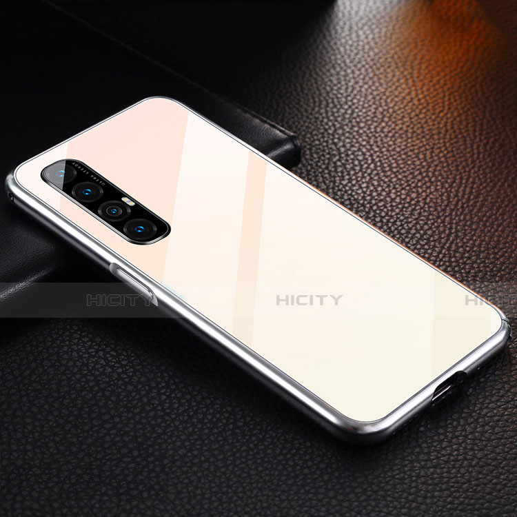 Funda Lujo Marco de Aluminio Carcasa T04 para Oppo Reno3 Pro