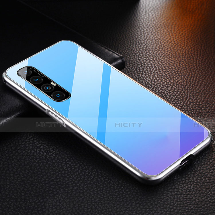 Funda Lujo Marco de Aluminio Carcasa T04 para Oppo Reno3 Pro