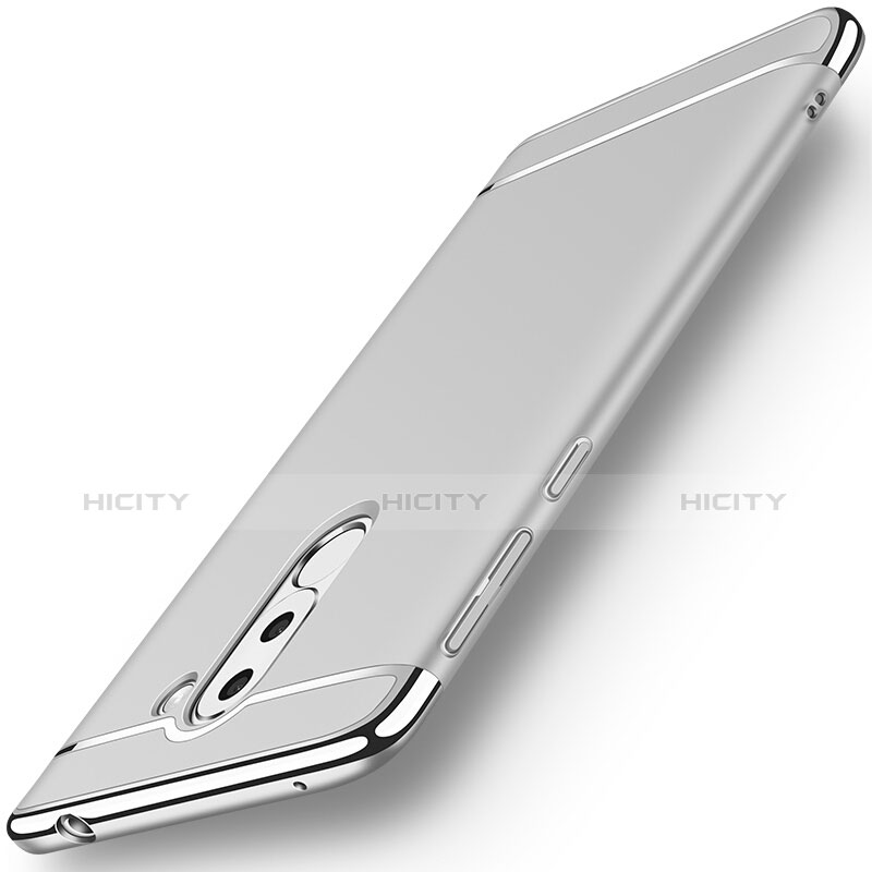 Funda Lujo Marco de Aluminio para Huawei Honor 6X Plata