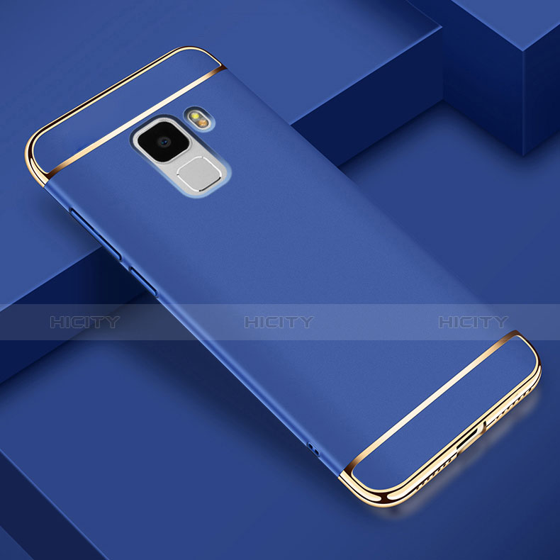 Funda Lujo Marco de Aluminio para Huawei Honor 7 Dual SIM Azul