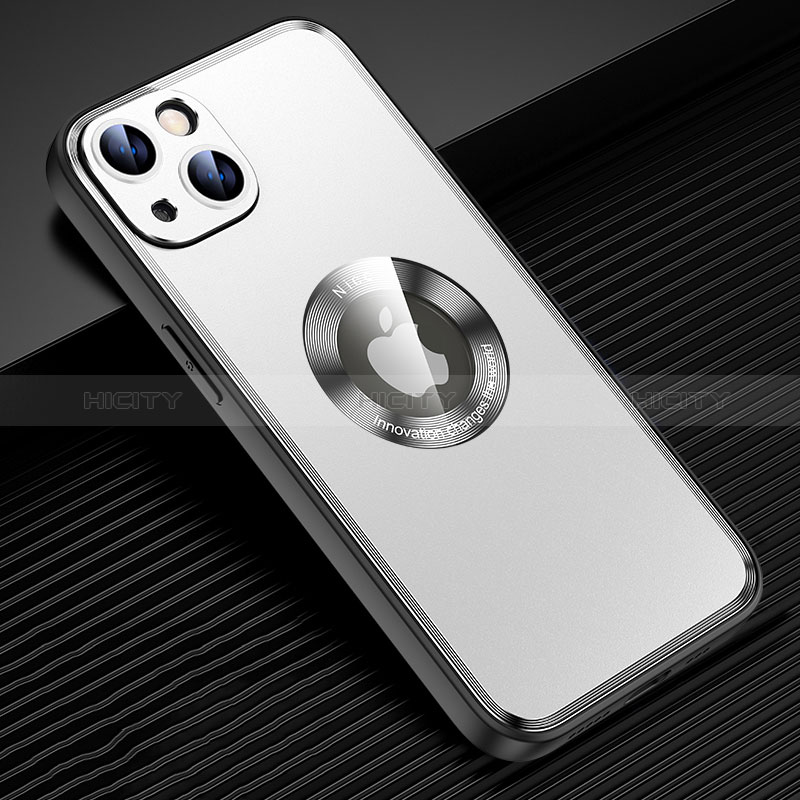 Funda Lujo Marco de Aluminio y Silicona Carcasa Bumper con Mag-Safe Magnetic JL2 para Apple iPhone 14