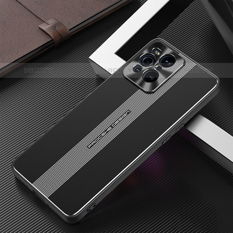 Funda Lujo Marco de Aluminio y Silicona Carcasa Bumper J01 para Oppo Find X3 Pro 5G