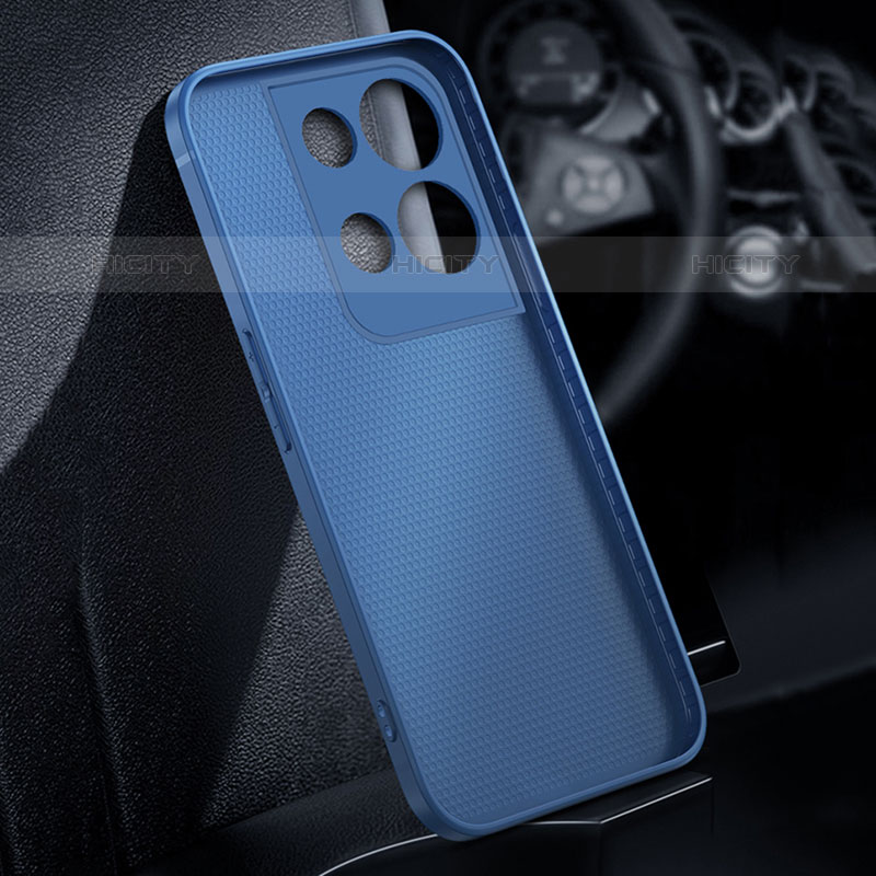 Funda Lujo Marco de Aluminio y Silicona Carcasa Bumper J01 para Oppo Reno9 Pro 5G