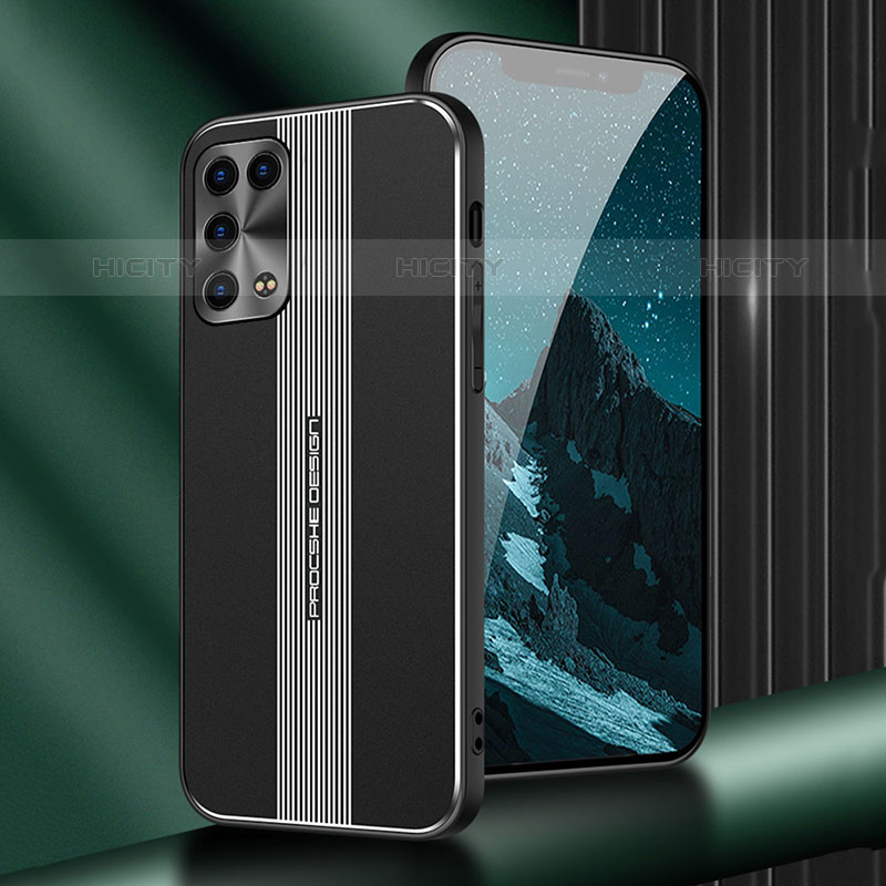 Funda Lujo Marco de Aluminio y Silicona Carcasa Bumper J02 para Oppo Reno6 Pro 5G