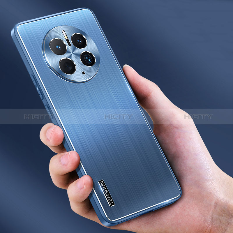 Funda Lujo Marco de Aluminio y Silicona Carcasa Bumper JL1 para Huawei Mate 50 Pro