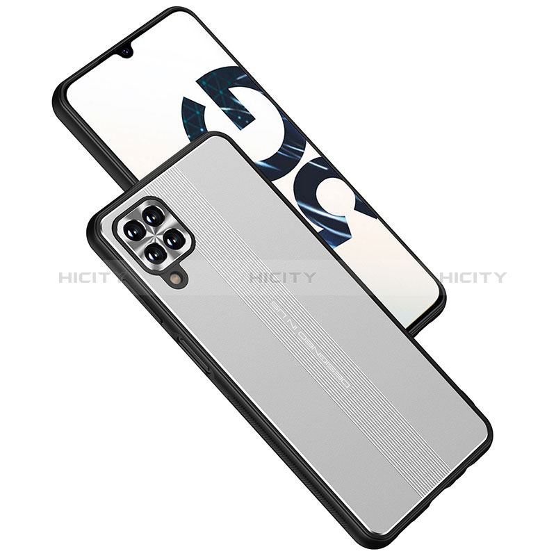 Funda Lujo Marco de Aluminio y Silicona Carcasa Bumper JL1 para Samsung Galaxy A12