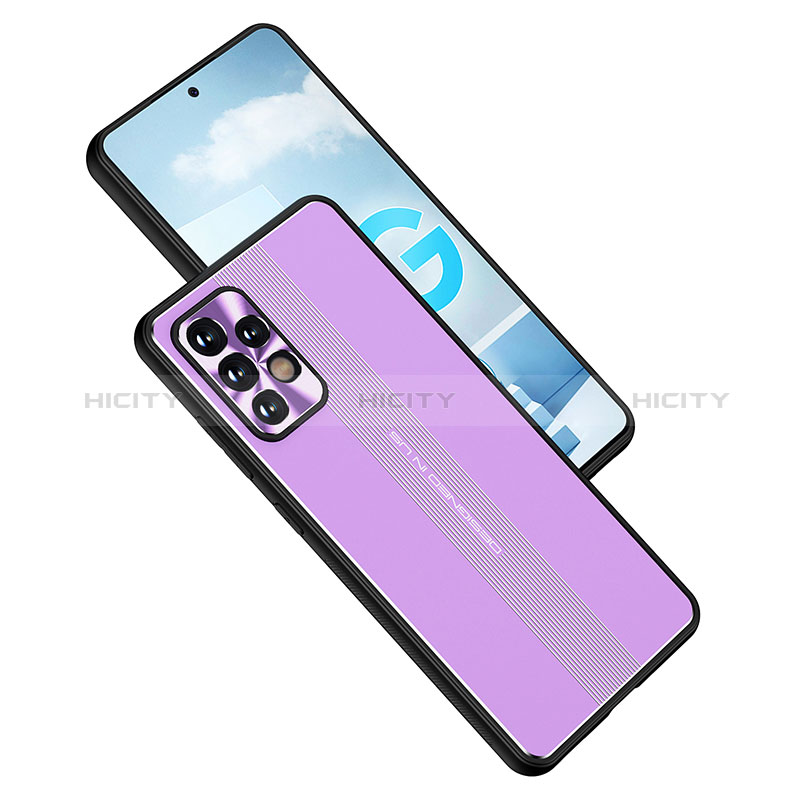 Funda Lujo Marco de Aluminio y Silicona Carcasa Bumper JL1 para Samsung Galaxy A52s 5G