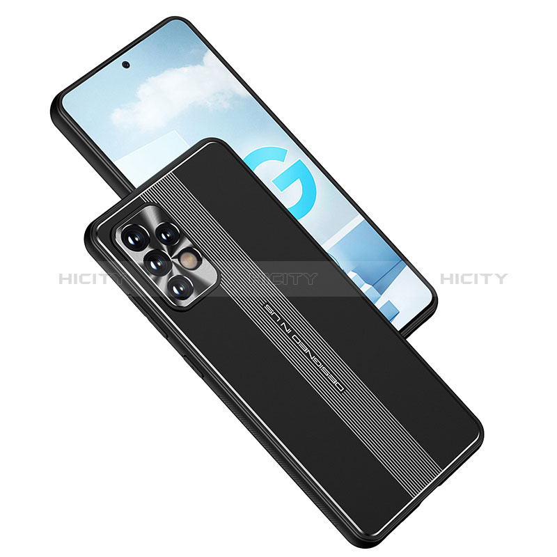 Funda Lujo Marco de Aluminio y Silicona Carcasa Bumper JL1 para Samsung Galaxy A52s 5G