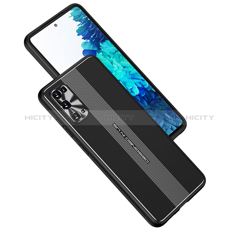 Funda Lujo Marco de Aluminio y Silicona Carcasa Bumper JL1 para Samsung Galaxy S20 FE 5G Negro