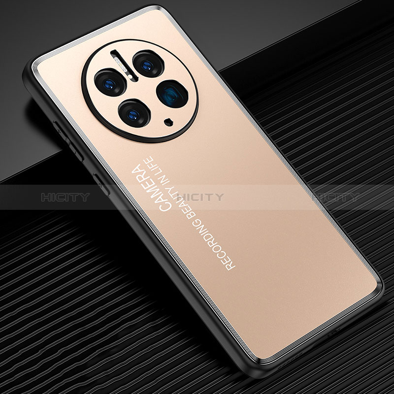 Funda Lujo Marco de Aluminio y Silicona Carcasa Bumper JL2 para Huawei Mate 50 Pro