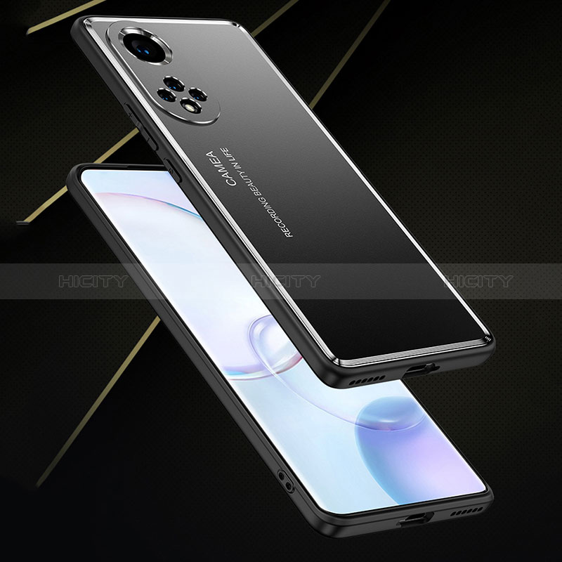 Funda Lujo Marco de Aluminio y Silicona Carcasa Bumper JL2 para Huawei Nova 9